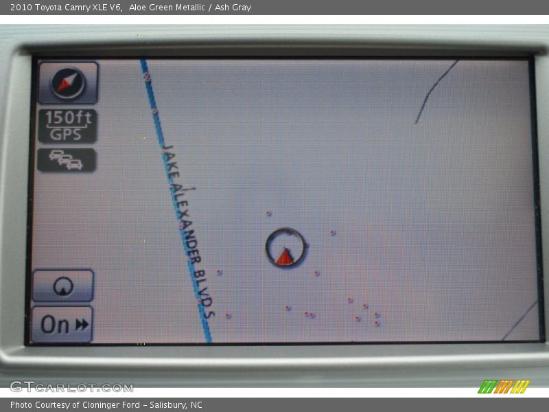 Aloe Green Metallic / Ash Gray 2010 Toyota Camry XLE V6