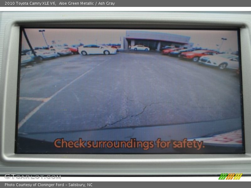 Aloe Green Metallic / Ash Gray 2010 Toyota Camry XLE V6