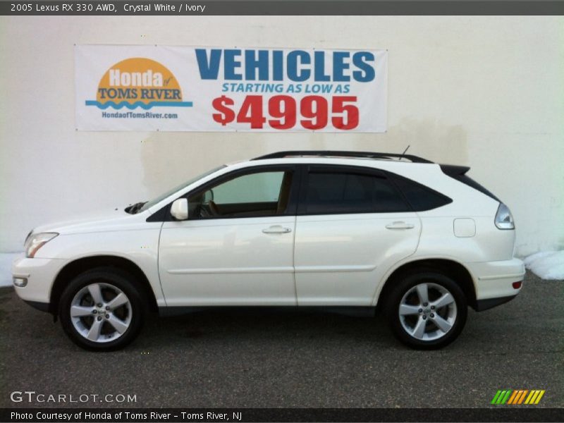 Crystal White / Ivory 2005 Lexus RX 330 AWD
