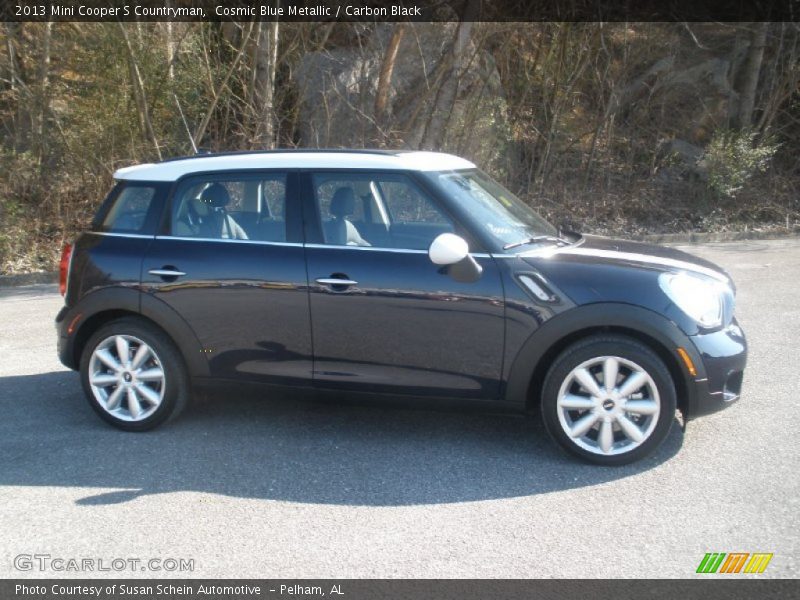 Cosmic Blue Metallic / Carbon Black 2013 Mini Cooper S Countryman