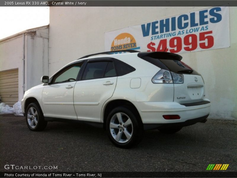 Crystal White / Ivory 2005 Lexus RX 330 AWD