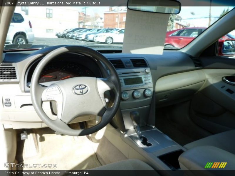 Barcelona Red Metallic / Bisque 2007 Toyota Camry LE