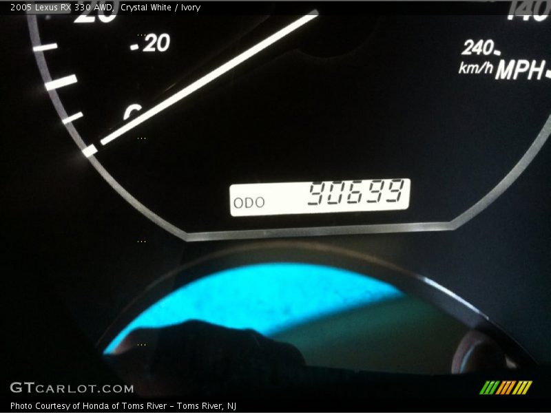 Crystal White / Ivory 2005 Lexus RX 330 AWD