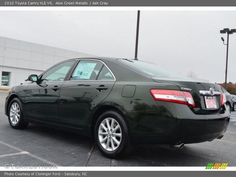 Aloe Green Metallic / Ash Gray 2010 Toyota Camry XLE V6