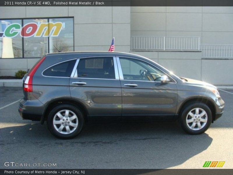 Polished Metal Metallic / Black 2011 Honda CR-V SE 4WD