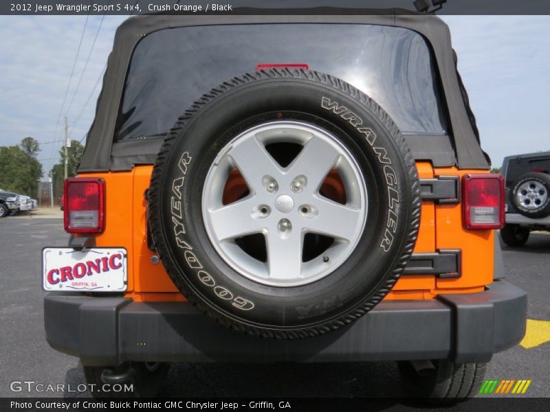 Crush Orange / Black 2012 Jeep Wrangler Sport S 4x4
