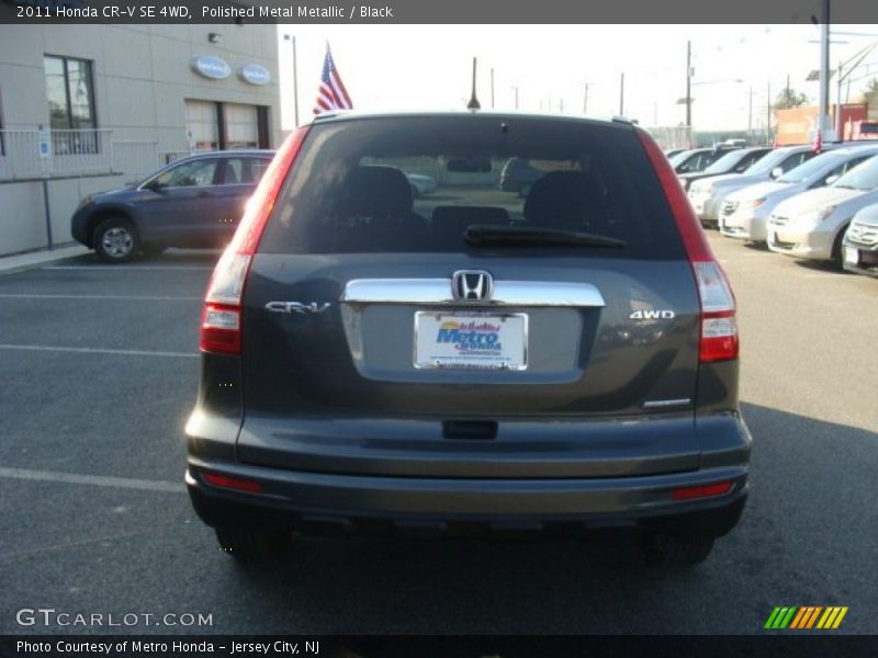 Polished Metal Metallic / Black 2011 Honda CR-V SE 4WD