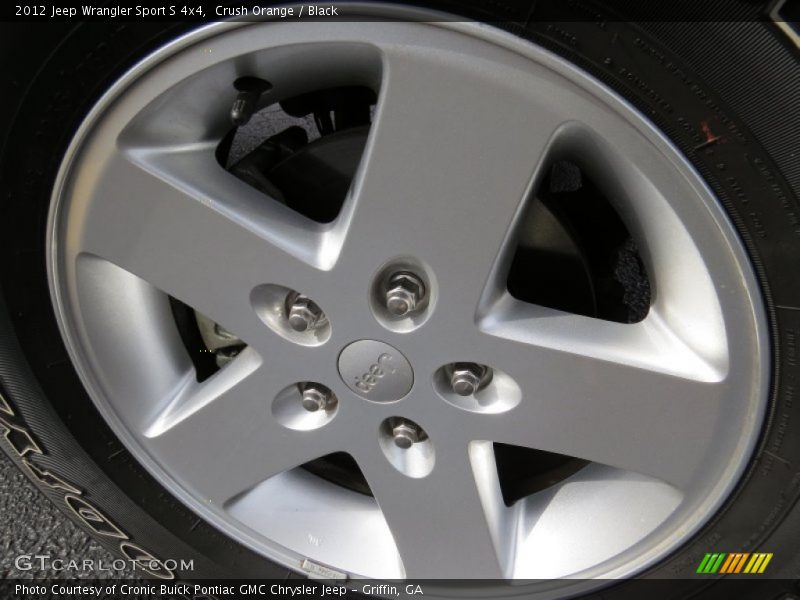 Crush Orange / Black 2012 Jeep Wrangler Sport S 4x4