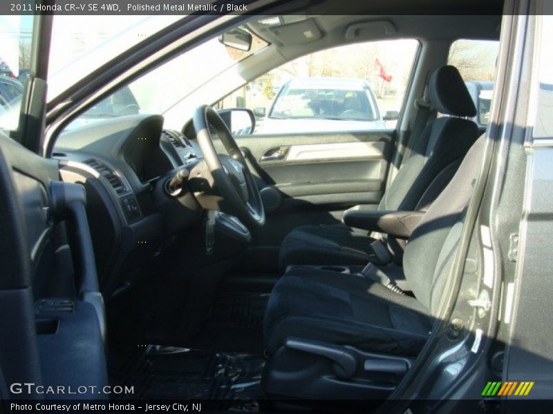 Polished Metal Metallic / Black 2011 Honda CR-V SE 4WD