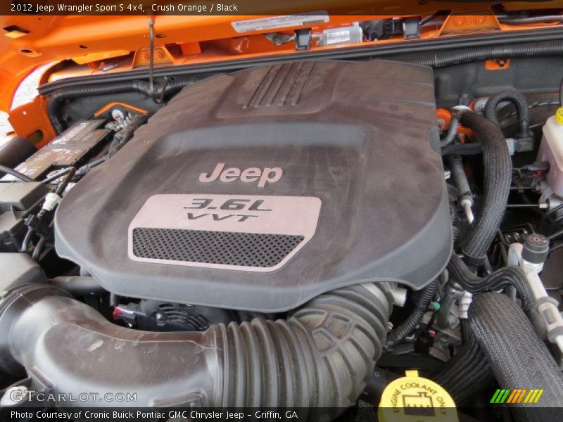Crush Orange / Black 2012 Jeep Wrangler Sport S 4x4