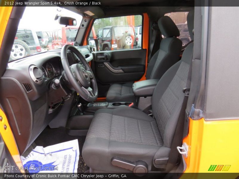 Crush Orange / Black 2012 Jeep Wrangler Sport S 4x4