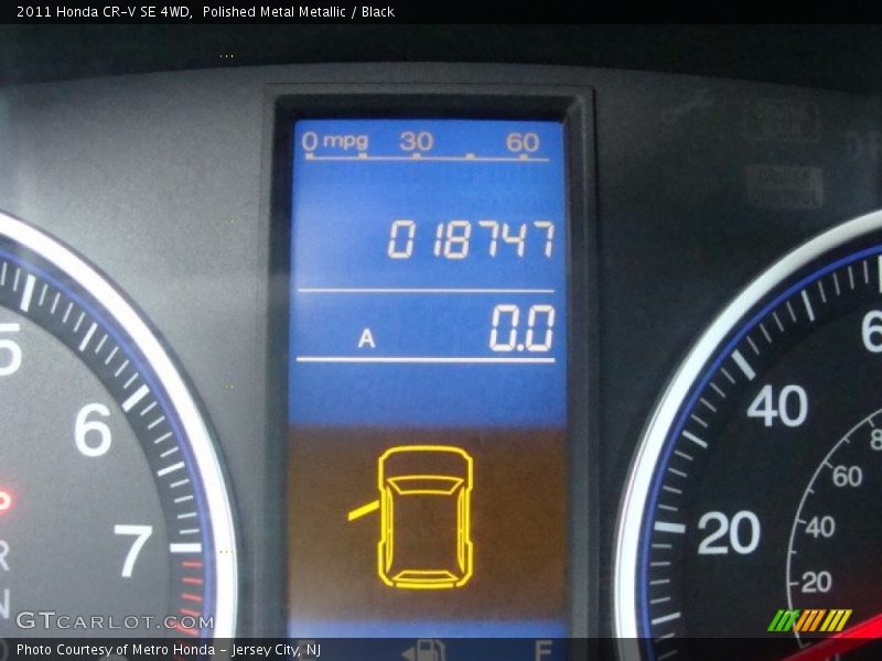 Polished Metal Metallic / Black 2011 Honda CR-V SE 4WD