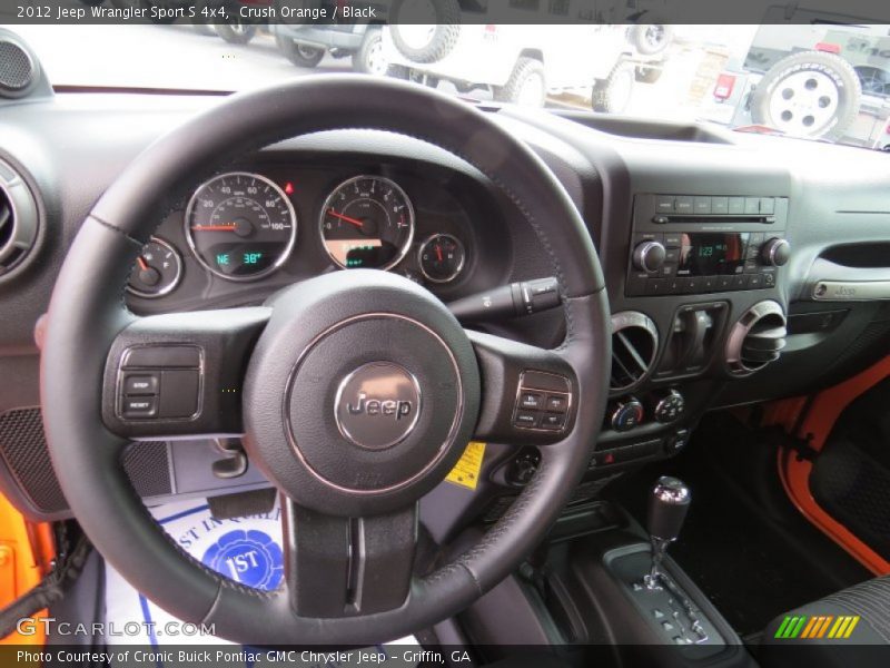 Crush Orange / Black 2012 Jeep Wrangler Sport S 4x4