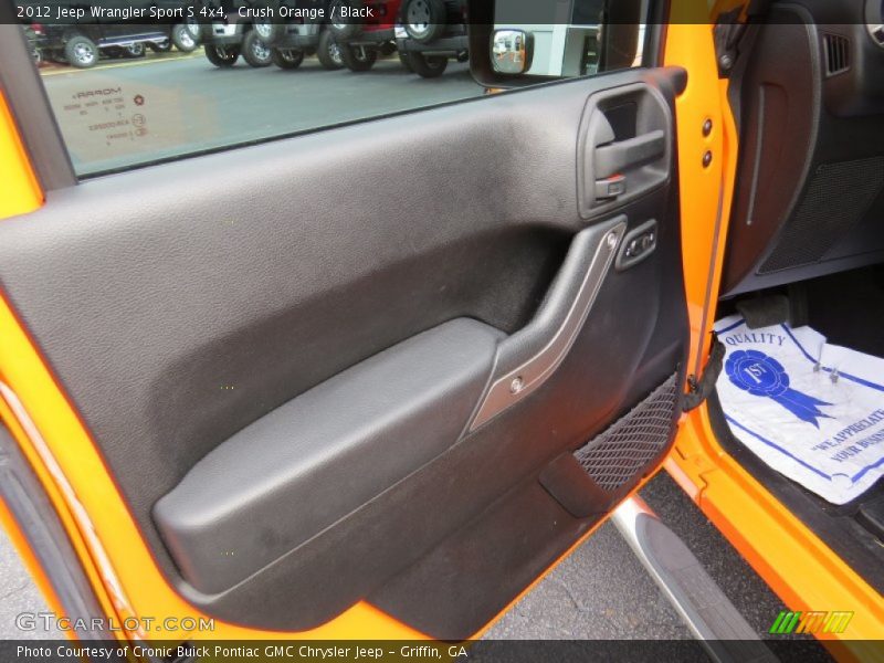 Crush Orange / Black 2012 Jeep Wrangler Sport S 4x4