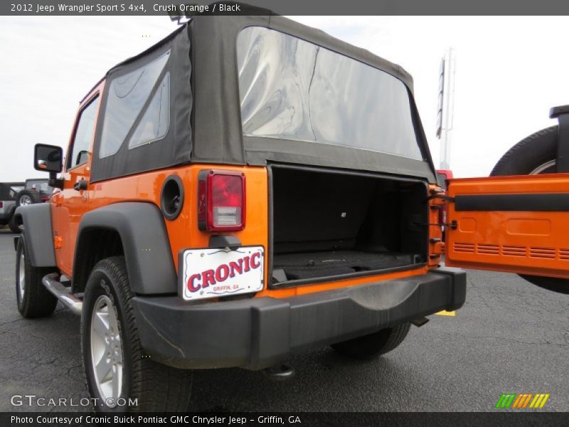 Crush Orange / Black 2012 Jeep Wrangler Sport S 4x4