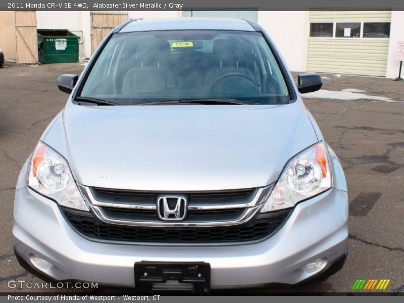 Alabaster Silver Metallic / Gray 2011 Honda CR-V SE 4WD