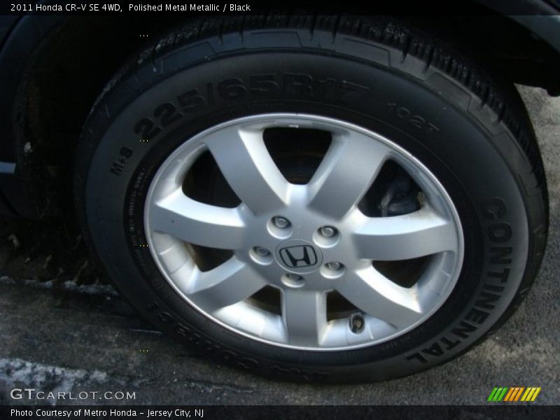 Polished Metal Metallic / Black 2011 Honda CR-V SE 4WD