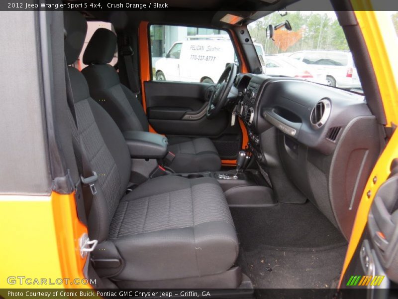 Crush Orange / Black 2012 Jeep Wrangler Sport S 4x4