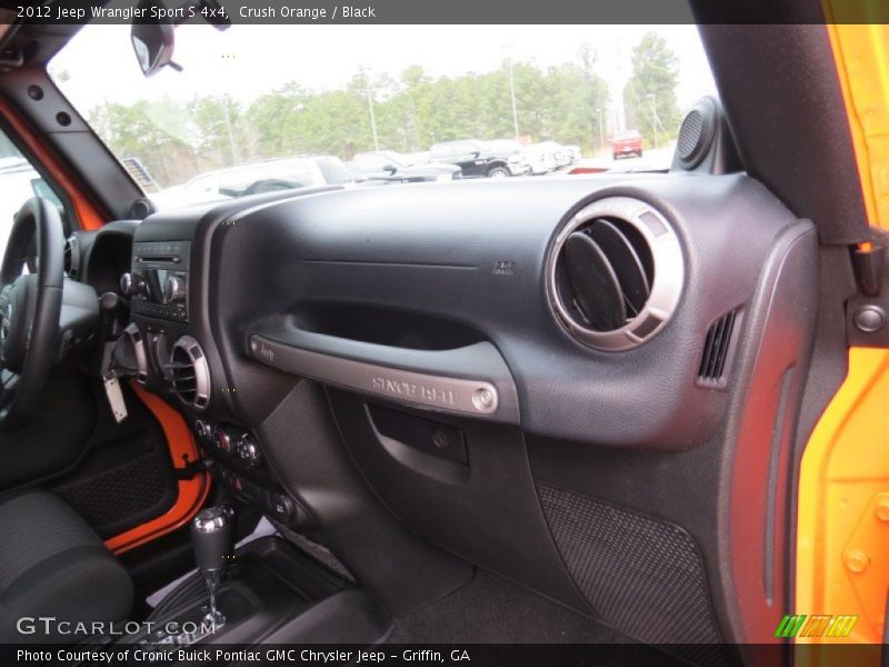 Crush Orange / Black 2012 Jeep Wrangler Sport S 4x4