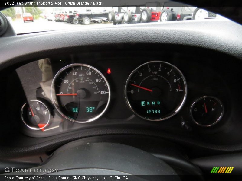 Crush Orange / Black 2012 Jeep Wrangler Sport S 4x4