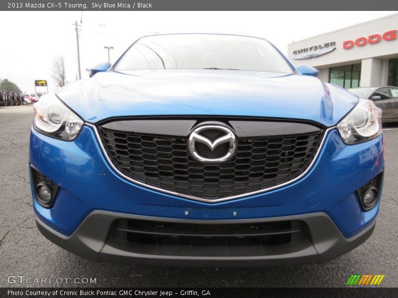 Sky Blue Mica / Black 2013 Mazda CX-5 Touring