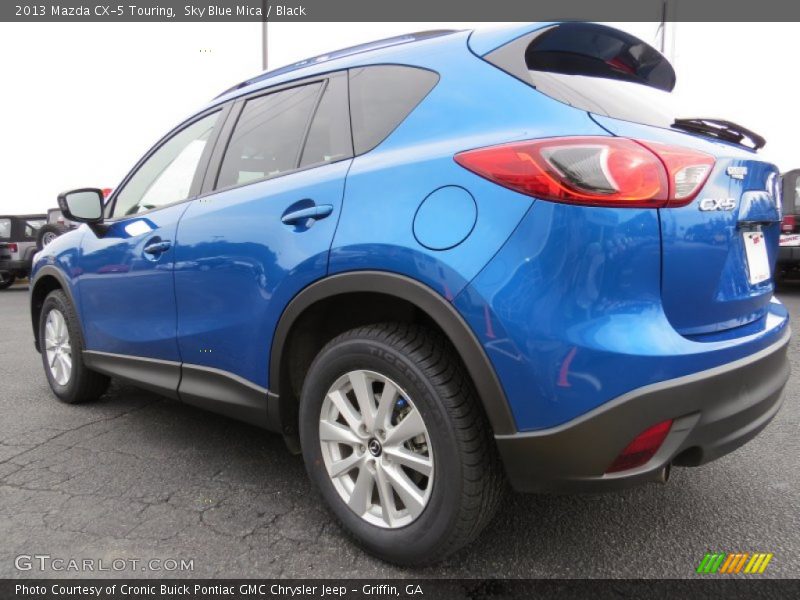 Sky Blue Mica / Black 2013 Mazda CX-5 Touring