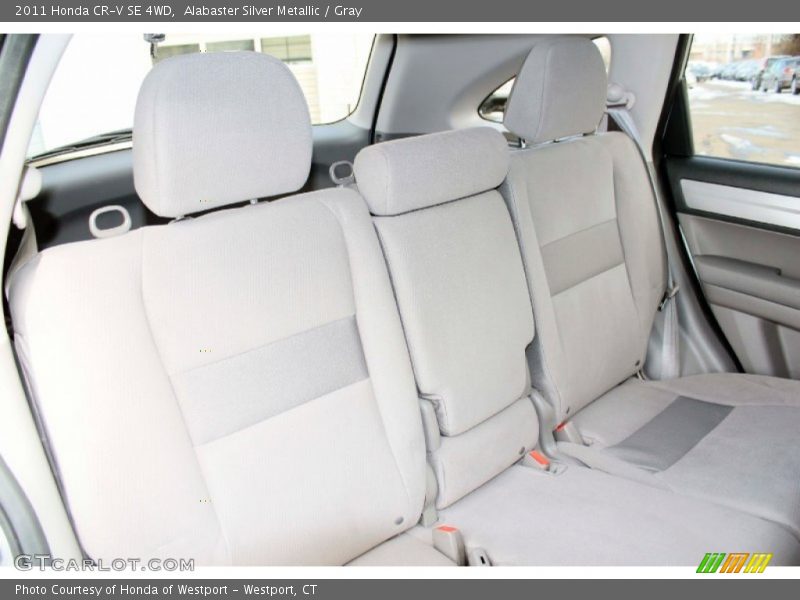 Alabaster Silver Metallic / Gray 2011 Honda CR-V SE 4WD