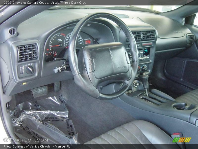 Arctic White / Dark Gray 1999 Chevrolet Camaro Coupe