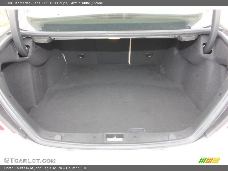 Arctic White / Stone 2008 Mercedes-Benz CLK 350 Coupe