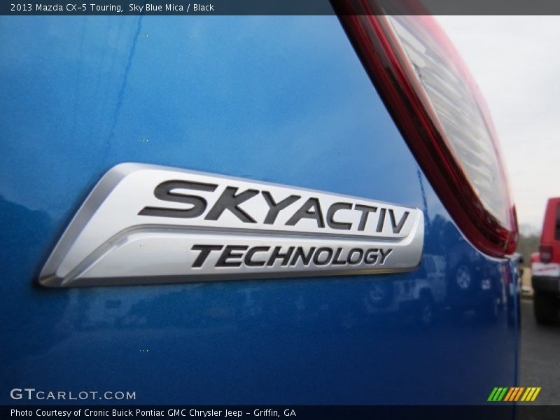 Sky Blue Mica / Black 2013 Mazda CX-5 Touring