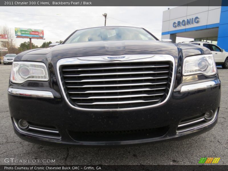 Blackberry Pearl / Black 2011 Chrysler 300 C Hemi