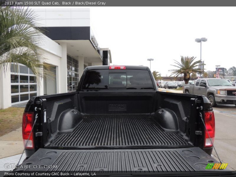 Black / Black/Diesel Gray 2013 Ram 1500 SLT Quad Cab