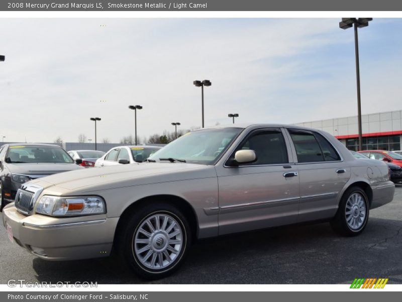 Smokestone Metallic / Light Camel 2008 Mercury Grand Marquis LS