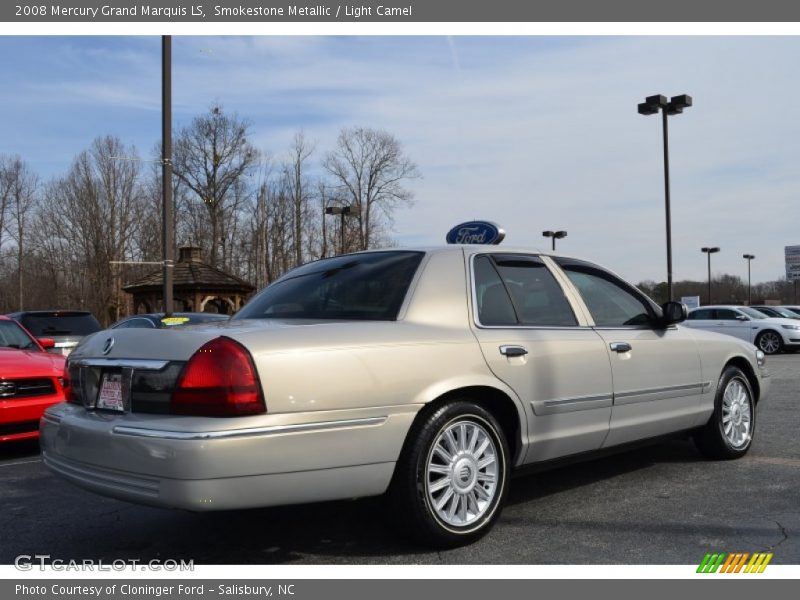 Smokestone Metallic / Light Camel 2008 Mercury Grand Marquis LS