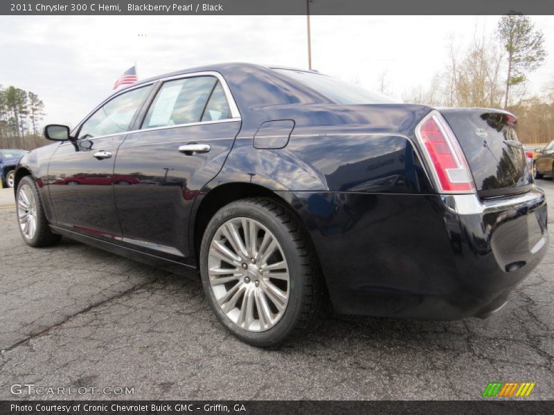 Blackberry Pearl / Black 2011 Chrysler 300 C Hemi