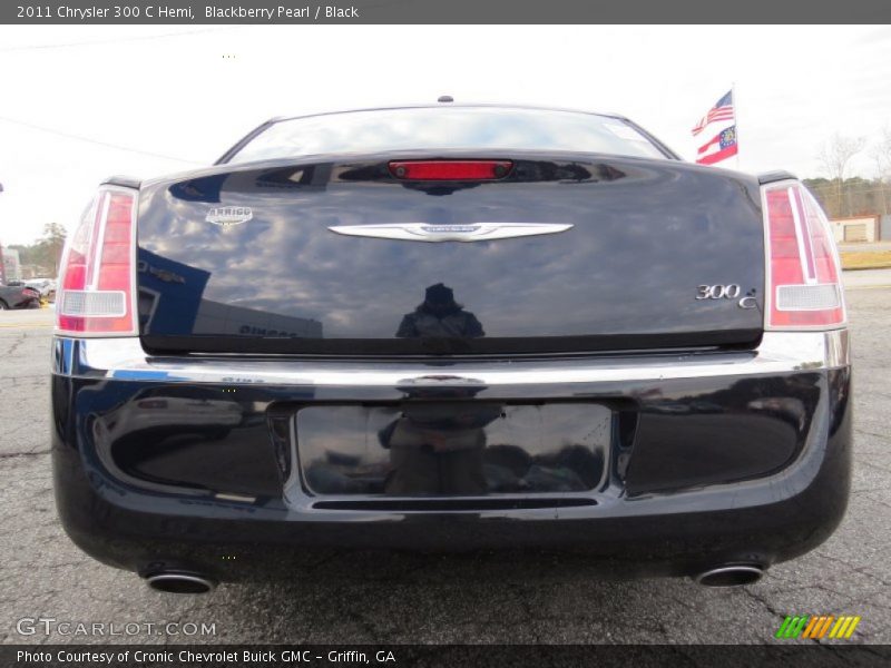 Blackberry Pearl / Black 2011 Chrysler 300 C Hemi