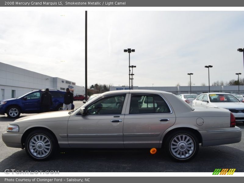 Smokestone Metallic / Light Camel 2008 Mercury Grand Marquis LS