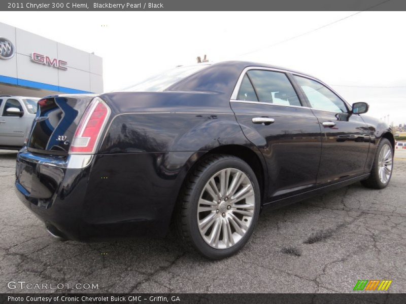 Blackberry Pearl / Black 2011 Chrysler 300 C Hemi
