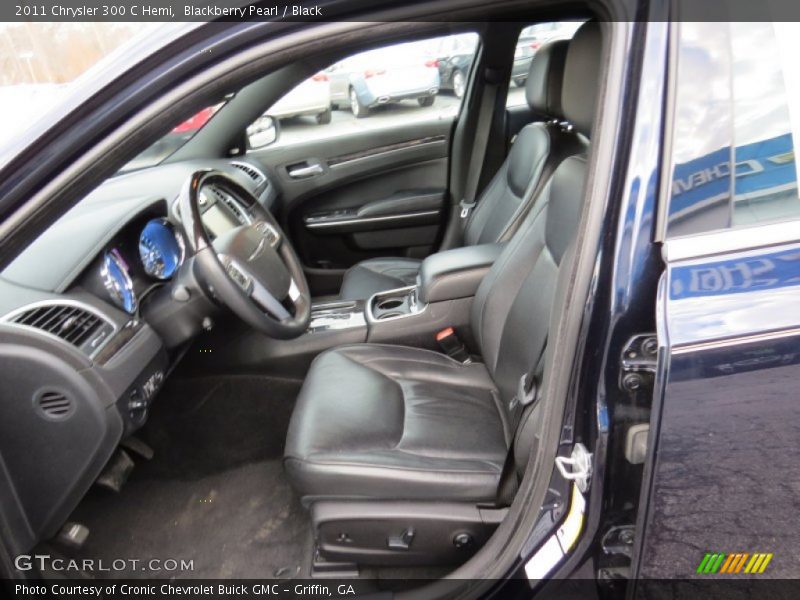 Blackberry Pearl / Black 2011 Chrysler 300 C Hemi