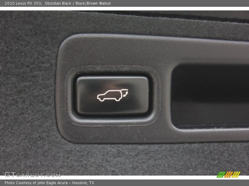 Obsidian Black / Black/Brown Walnut 2010 Lexus RX 350