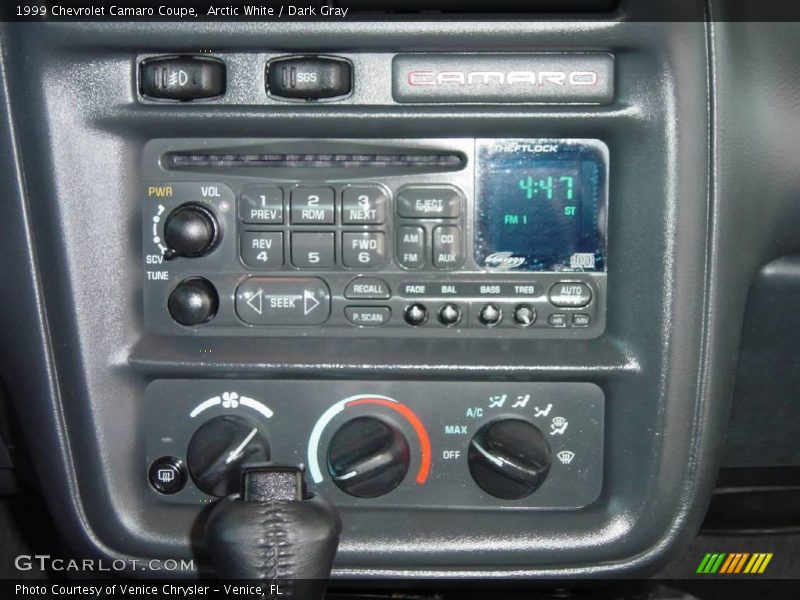 Arctic White / Dark Gray 1999 Chevrolet Camaro Coupe