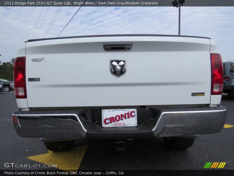Bright White / Dark Slate Gray/Medium Graystone 2011 Dodge Ram 1500 SLT Quad Cab