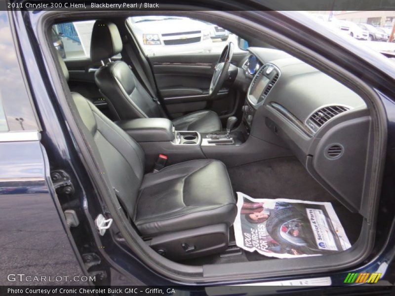 Blackberry Pearl / Black 2011 Chrysler 300 C Hemi