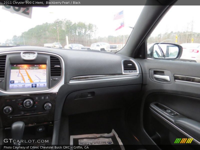 Blackberry Pearl / Black 2011 Chrysler 300 C Hemi