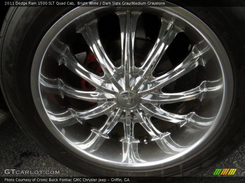 Bright White / Dark Slate Gray/Medium Graystone 2011 Dodge Ram 1500 SLT Quad Cab
