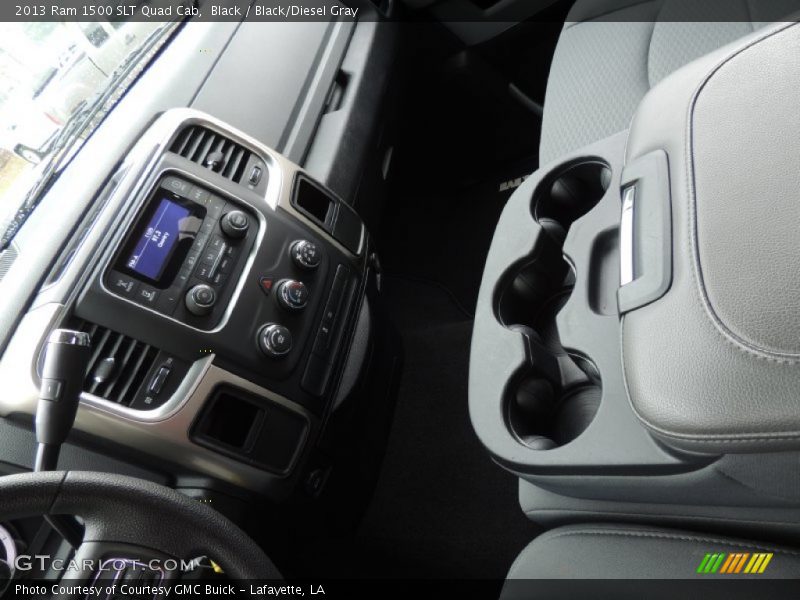 Black / Black/Diesel Gray 2013 Ram 1500 SLT Quad Cab