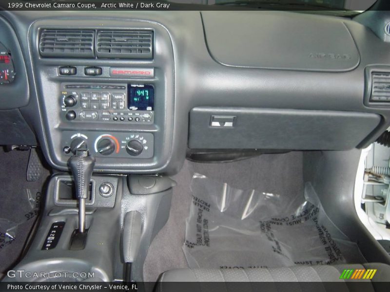 Arctic White / Dark Gray 1999 Chevrolet Camaro Coupe