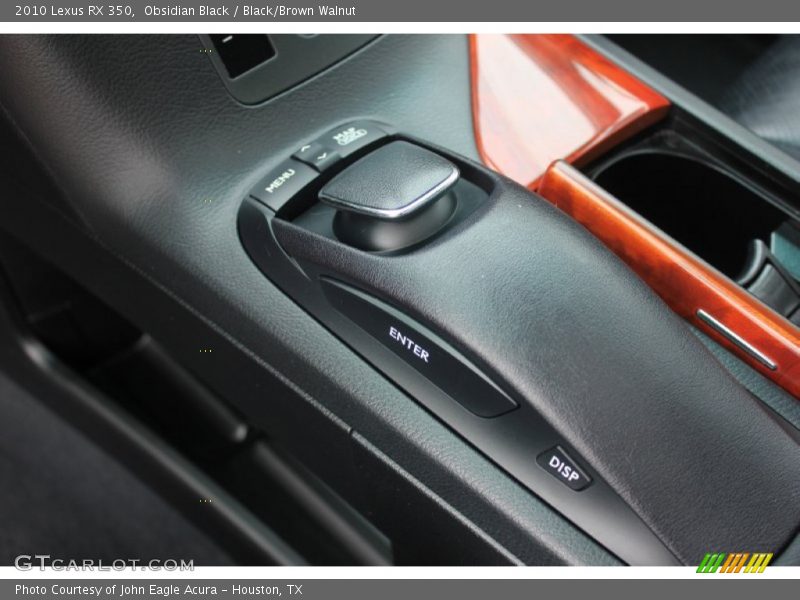 Obsidian Black / Black/Brown Walnut 2010 Lexus RX 350