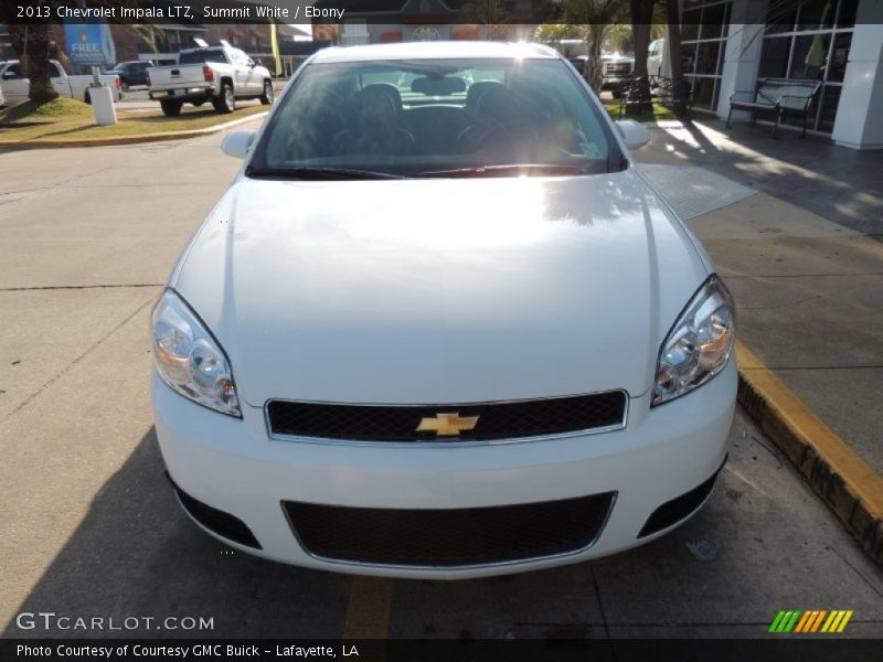 Summit White / Ebony 2013 Chevrolet Impala LTZ