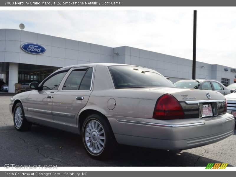 Smokestone Metallic / Light Camel 2008 Mercury Grand Marquis LS